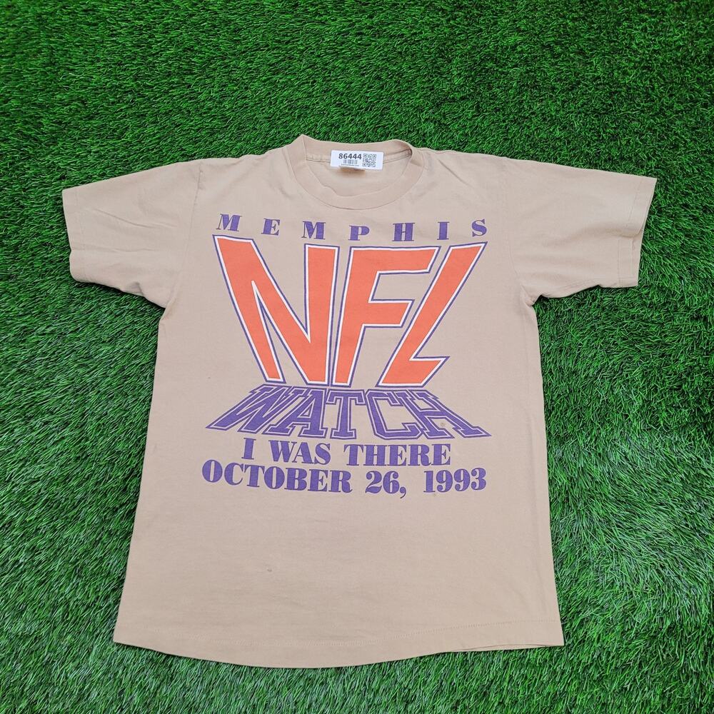 Vintage 1993 Memphis NFL Shirt Medium 20x27 Brown